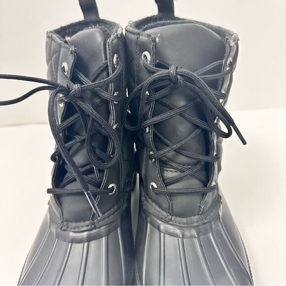 Sperry Top-Sider Quilted Waterproof Gosling Duck Boot, Black Sz 7 - Picture 8 of 13